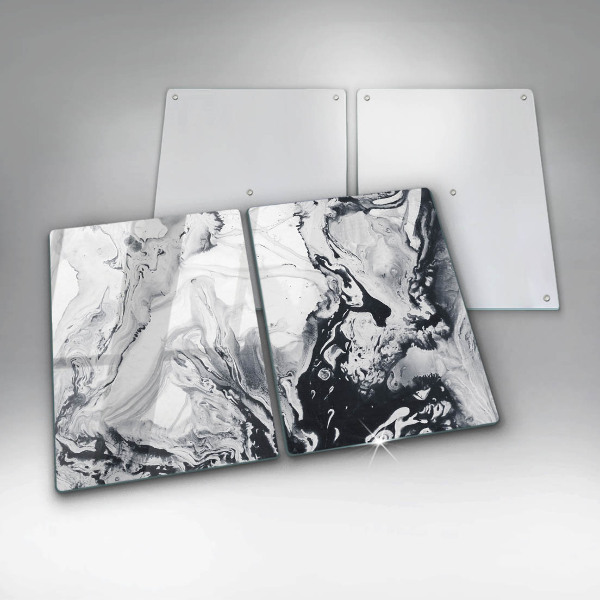 Tampa de parede do fogão a gás Abstração tinta