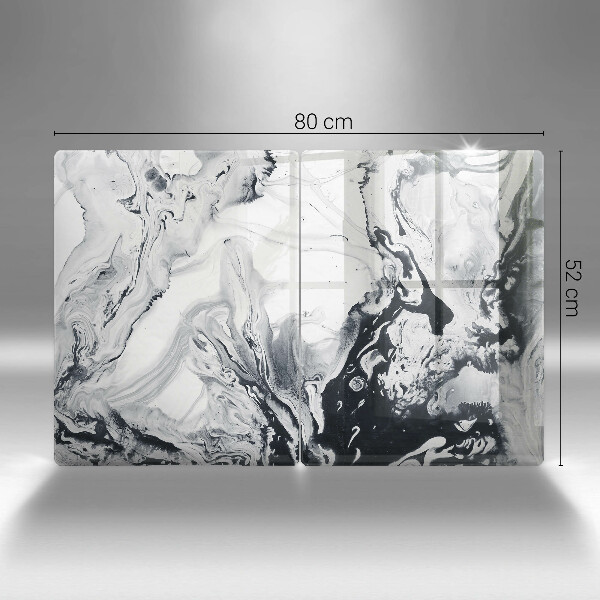 Tampa de parede do fogão a gás Abstração tinta