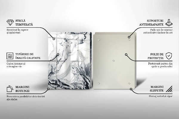 Tampa de parede do fogão a gás Abstração tinta
