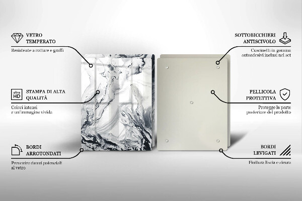 Tampa de parede do fogão a gás Abstração tinta