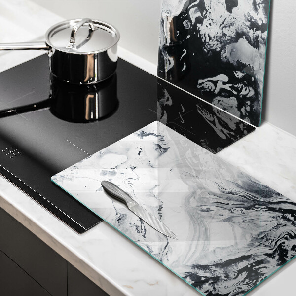 Tampa de parede do fogão a gás Abstração tinta