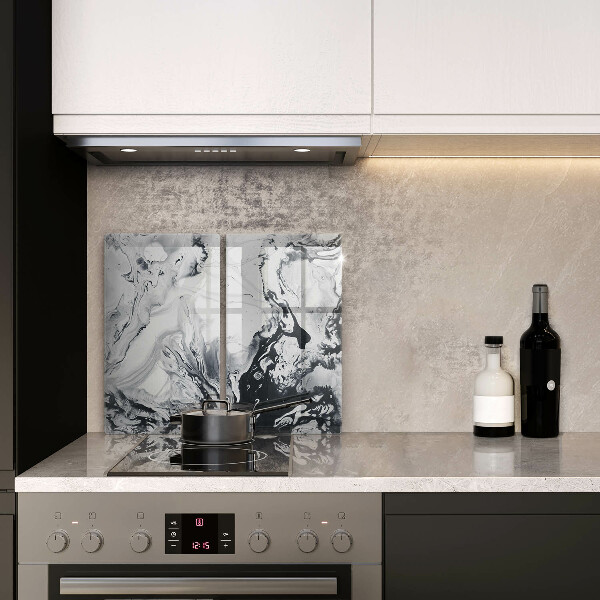 Tampa de parede do fogão a gás Abstração tinta