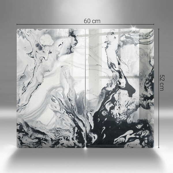 Tampa de parede do fogão a gás Abstração tinta