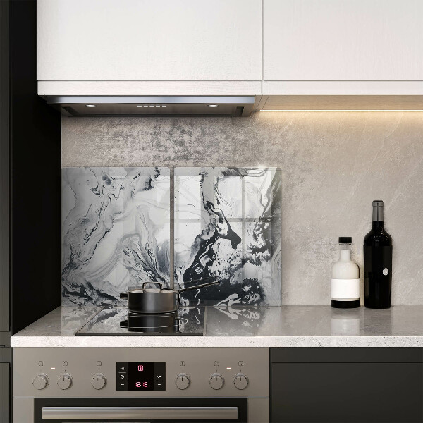 Tampa de parede do fogão a gás Abstração tinta