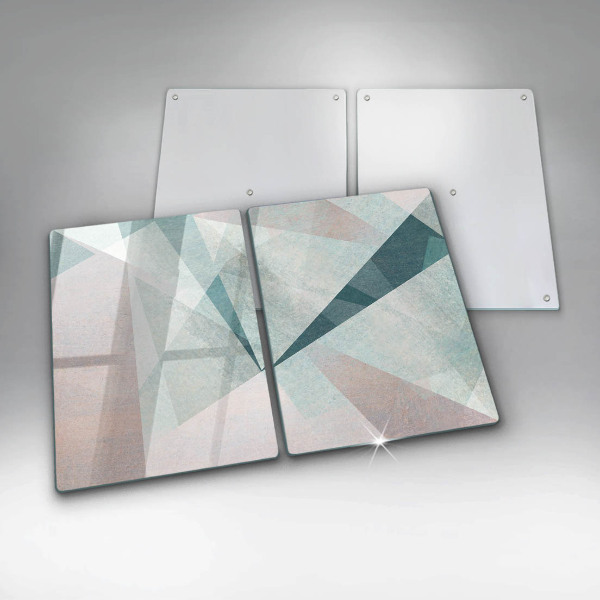 Tampa de parede do fogão a gás Abstração nítida