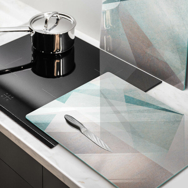 Tampa de parede do fogão a gás Abstração nítida