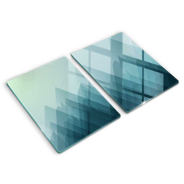 Tampa de parede do fogão a gás Montanhas abstratas