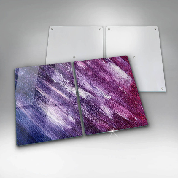 Tampa de parede do fogão a gás Abstração em tinta