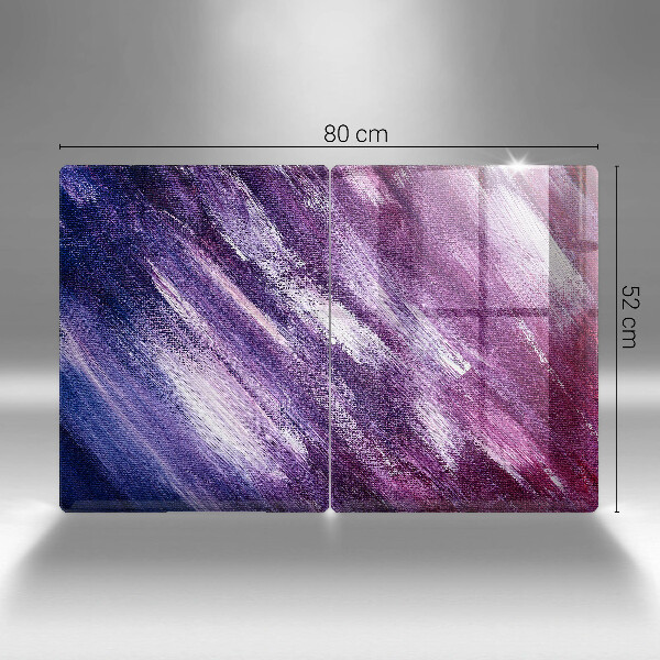 Tampa de parede do fogão a gás Abstração em tinta