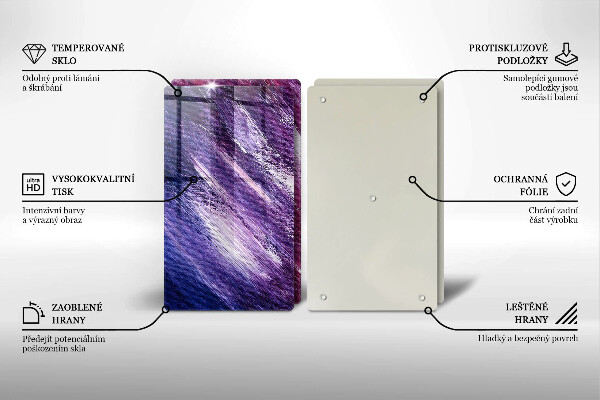 Tampa de parede do fogão a gás Abstração em tinta