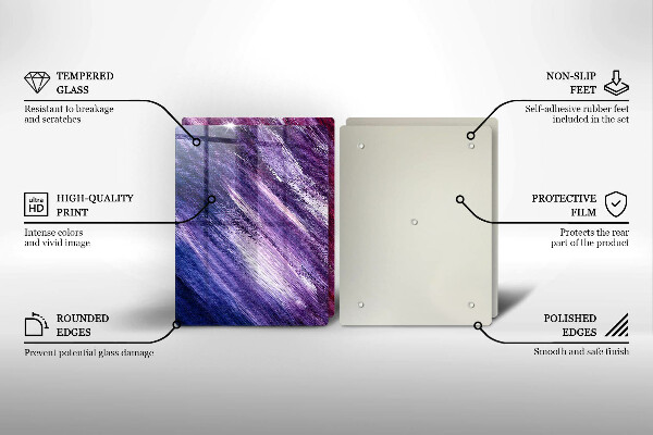 Tampa de parede do fogão a gás Abstração em tinta