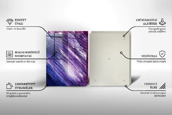 Tampa de parede do fogão a gás Abstração em tinta