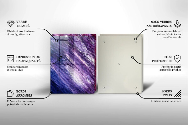 Tampa de parede do fogão a gás Abstração em tinta