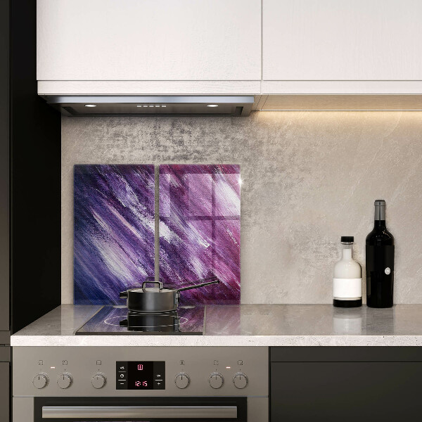 Tampa de parede do fogão a gás Abstração em tinta