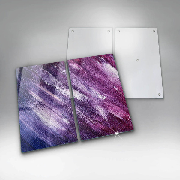 Tampa de parede do fogão a gás Abstração em tinta