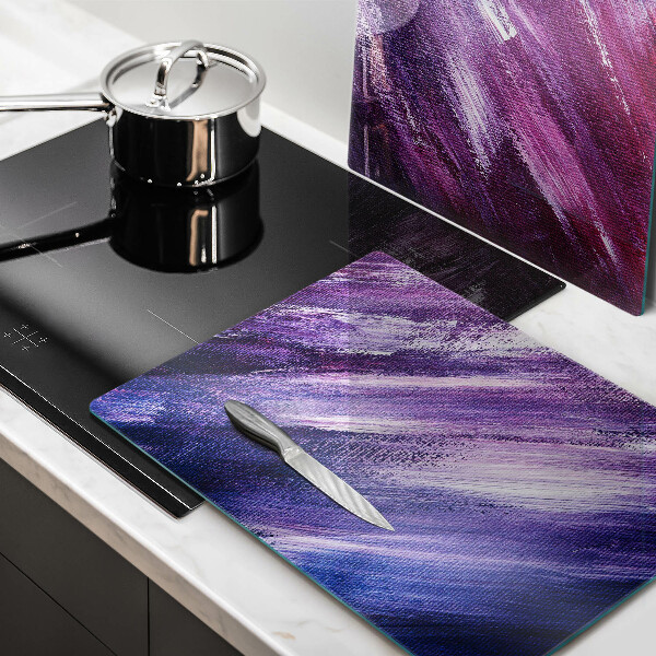 Tampa de parede do fogão a gás Abstração em tinta