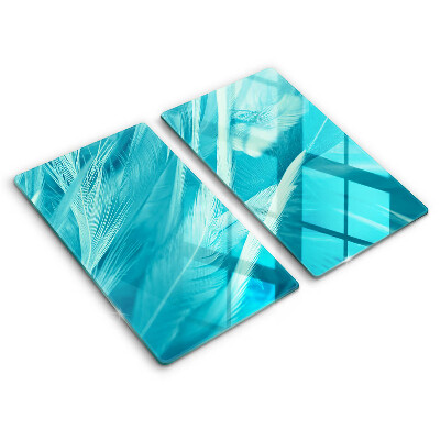 Proteção da parede da cozinha Penas delicadas