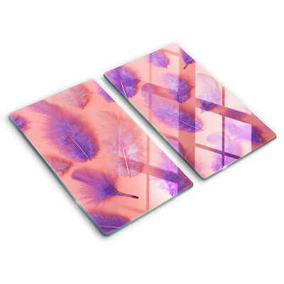 Cobertura de parede do fogão a gás Penas fofas