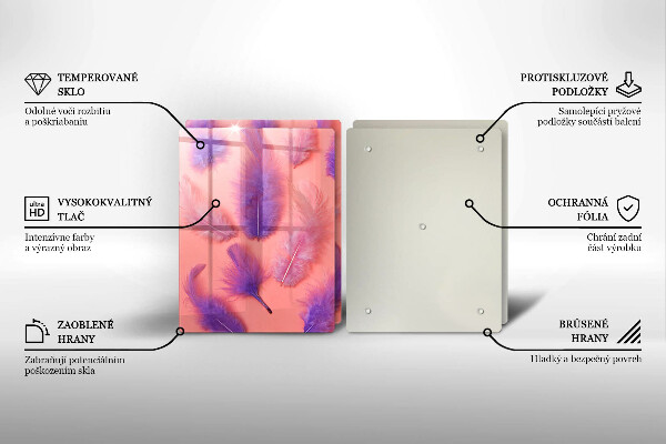 Cobertura de parede do fogão a gás Penas fofas