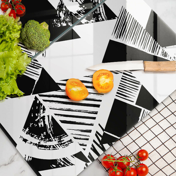 Tampa de parede do fogão a gás Triângulos geométricos