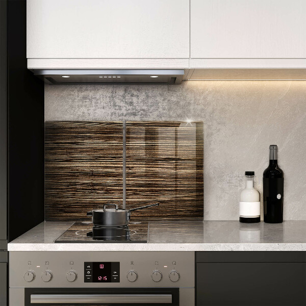 Tampa de parede do fogão a gás Textura de madeira