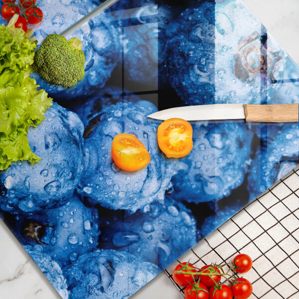 Tampa de parede do fogão a gás Mirtilos suculentos