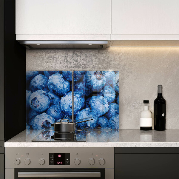 Tampa de parede do fogão a gás Mirtilos suculentos