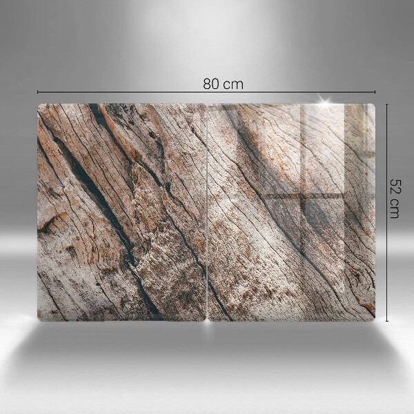 Tampa de parede do fogão a gás Estrutura madeira