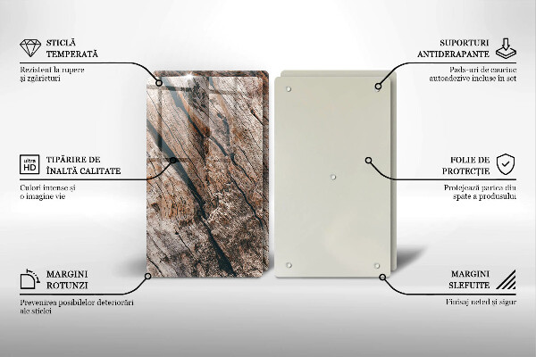 Tampa de parede do fogão a gás Estrutura madeira