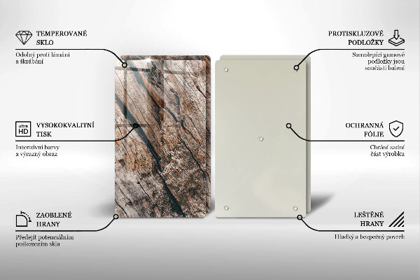 Tampa de parede do fogão a gás Estrutura madeira