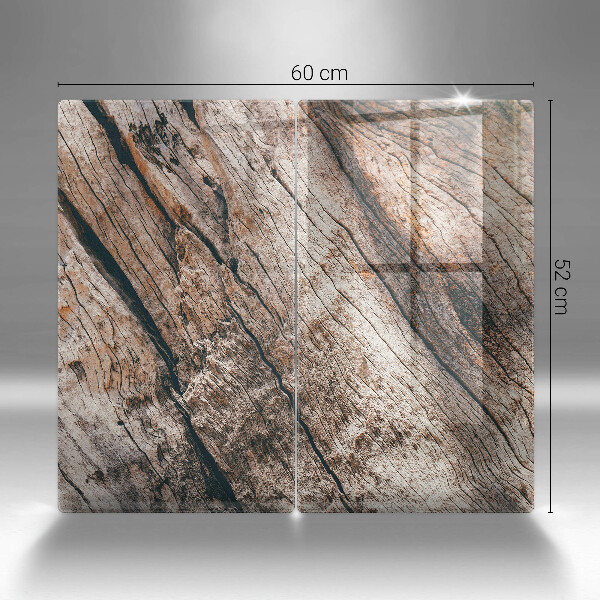 Tampa de parede do fogão a gás Estrutura madeira