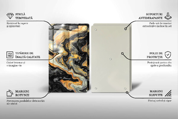 Tampa de parede do fogão a gás Estrutura abstrata