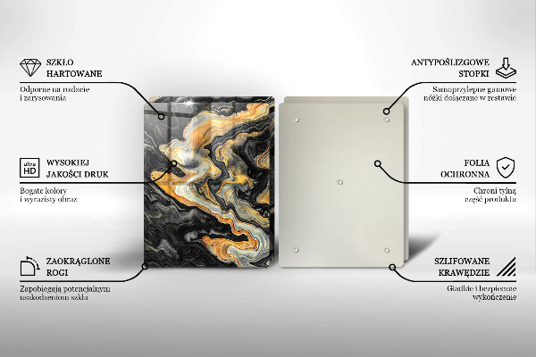 Tampa de parede do fogão a gás Estrutura abstrata