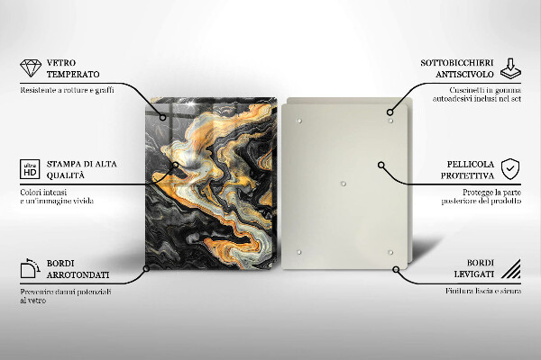 Tampa de parede do fogão a gás Estrutura abstrata