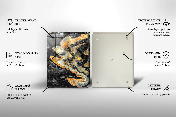 Tampa de parede do fogão a gás Estrutura abstrata