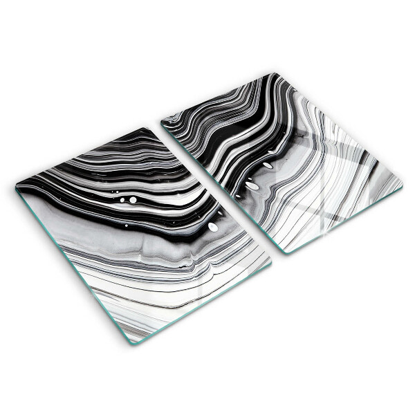 Tampa de parede do fogão a gás Abstração em tinta