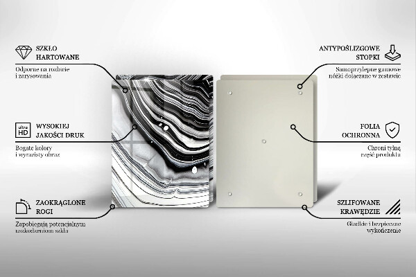 Tampa de parede do fogão a gás Abstração em tinta