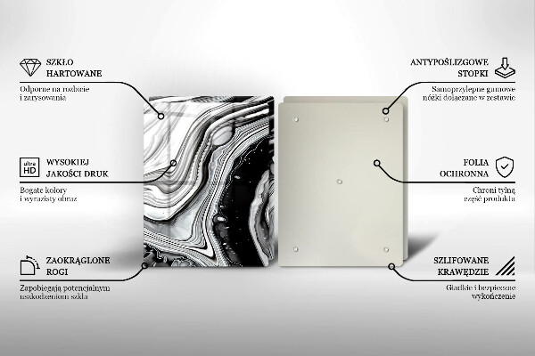 Tampa de parede do fogão a gás Abstração em tinta