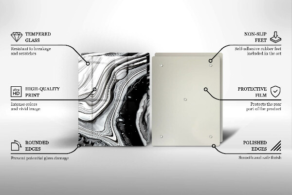 Tampa de parede do fogão a gás Abstração em tinta