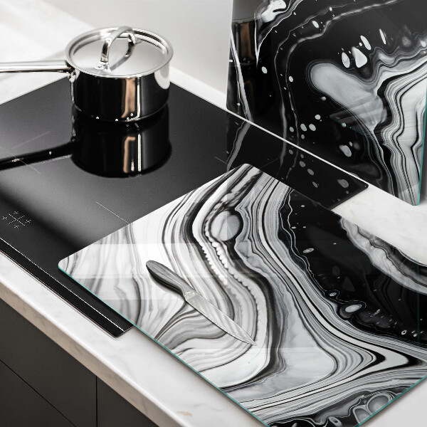 Tampa de parede do fogão a gás Abstração em tinta