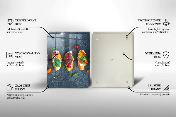 Cobertura de parede do fogão a gás Sanduíches coloridas