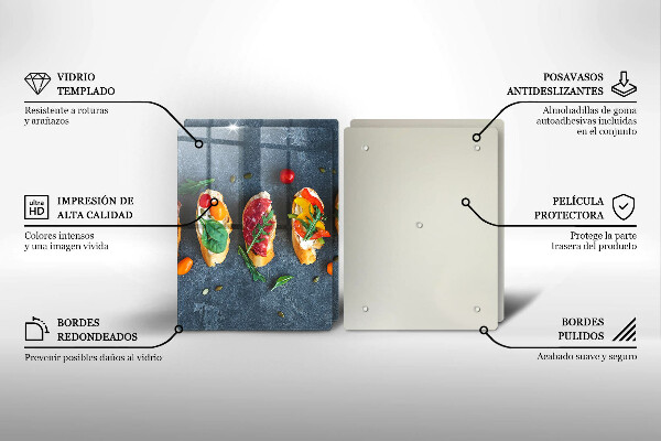 Cobertura de parede do fogão a gás Sanduíches coloridas