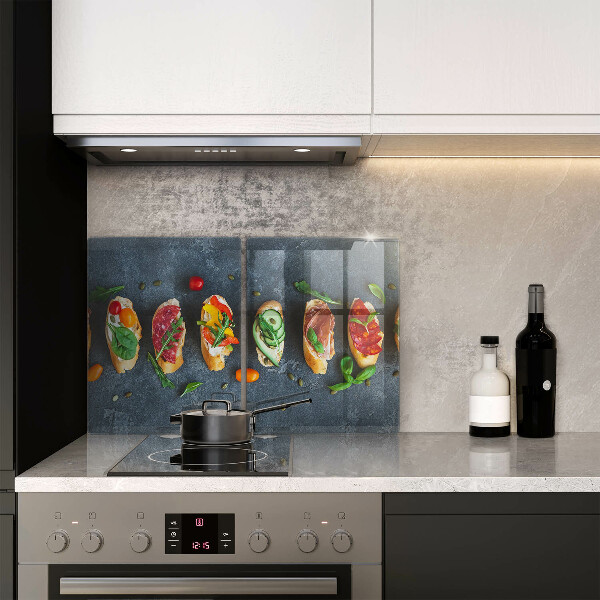 Cobertura de parede do fogão a gás Sanduíches coloridas