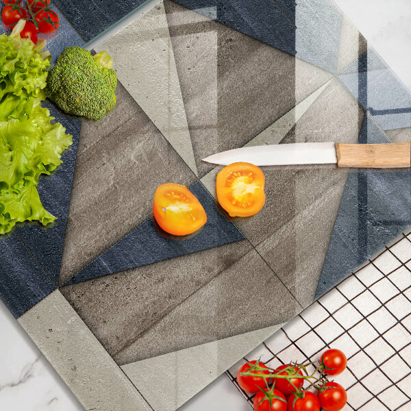 Tampa de parede do fogão a gás Abstração geométrica