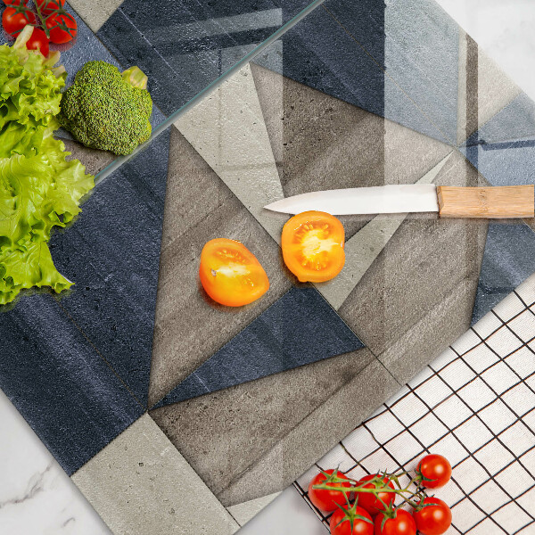 Tampa de parede do fogão a gás Abstração geométrica