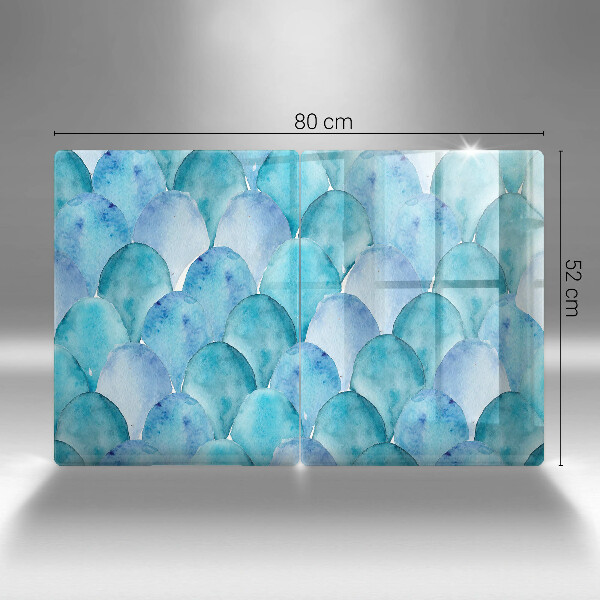 Painel de proteção para cozinhas Casca aquarelada