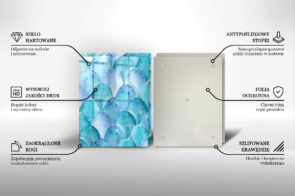 Painel de proteção para cozinhas Casca aquarelada