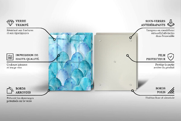 Painel de proteção para cozinhas Casca aquarelada