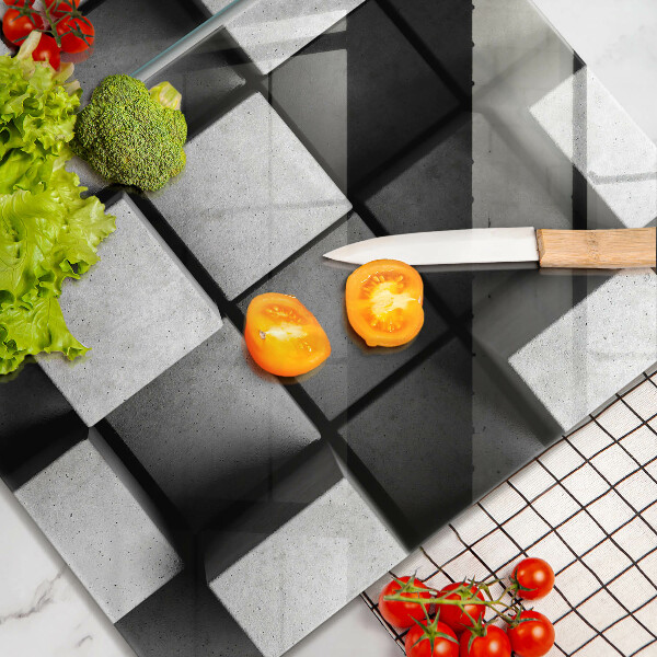 Proteção da parede do fogão a gás Fundo geometria 3D