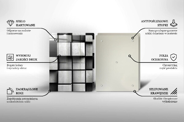 Proteção da parede do fogão a gás Fundo geometria 3D